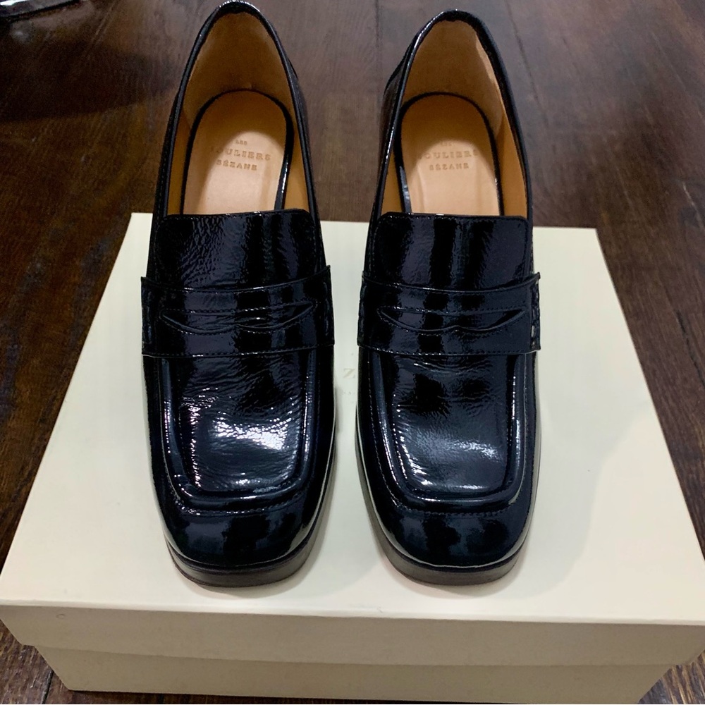 Sezane - JESSIE LOAFERS. Patent Black. Brand New. Size 38/US7 - Picture 4 of 11
